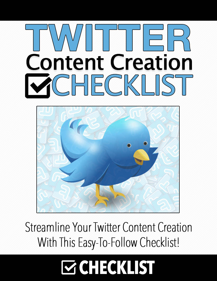 Twitter Content Creation Checklist